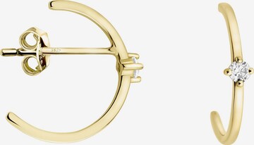 Sofia Milani Ohrringe 'Zirconia' in Gold: Vorderseite