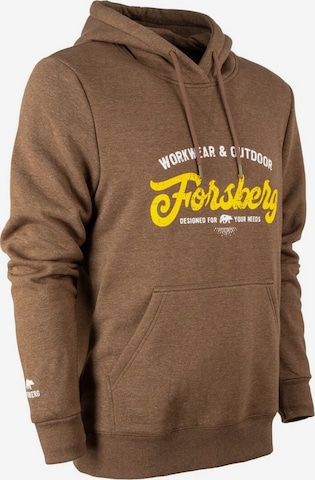 FORSBERG Sweatshirt 'Vikutson' in Brown