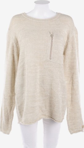 Sublevel Sweater & Cardigan in XXL in Beige: front
