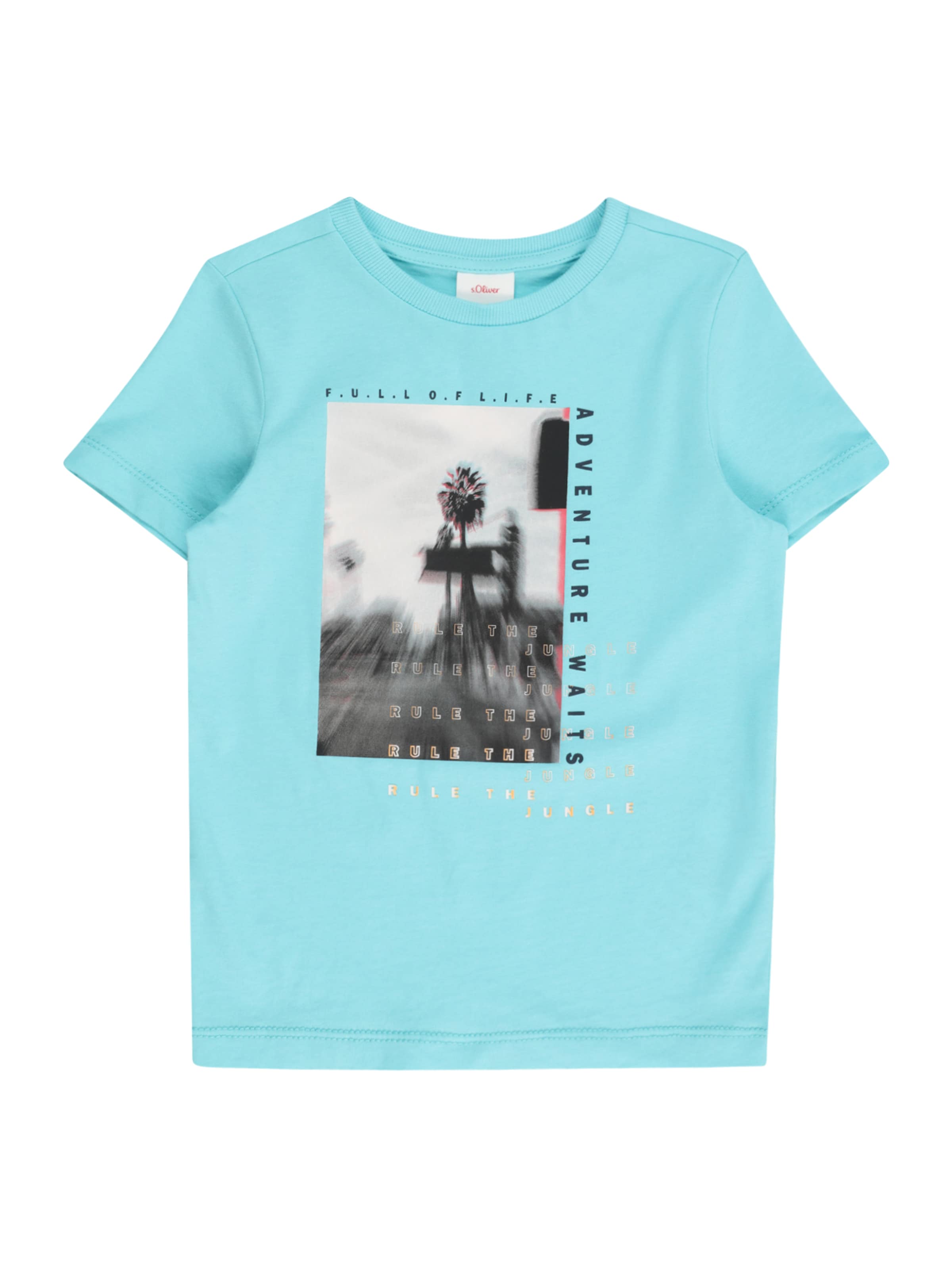 s.Oliver Shirts i blå: forside