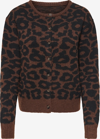 ONLY Knit Cardigan 'ONLALIVIA' in Brown: front