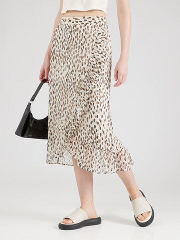 Gonna 'SMILLA' di VERO MODA in beige: frontale
