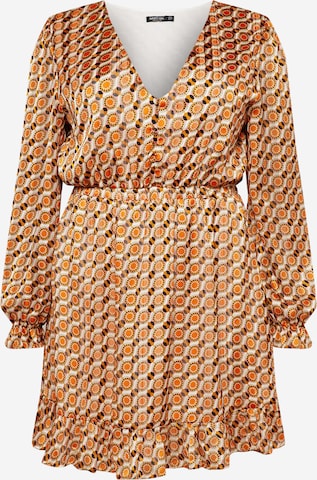 Nasty Gal Plus Šaty – oranžová: přední strana