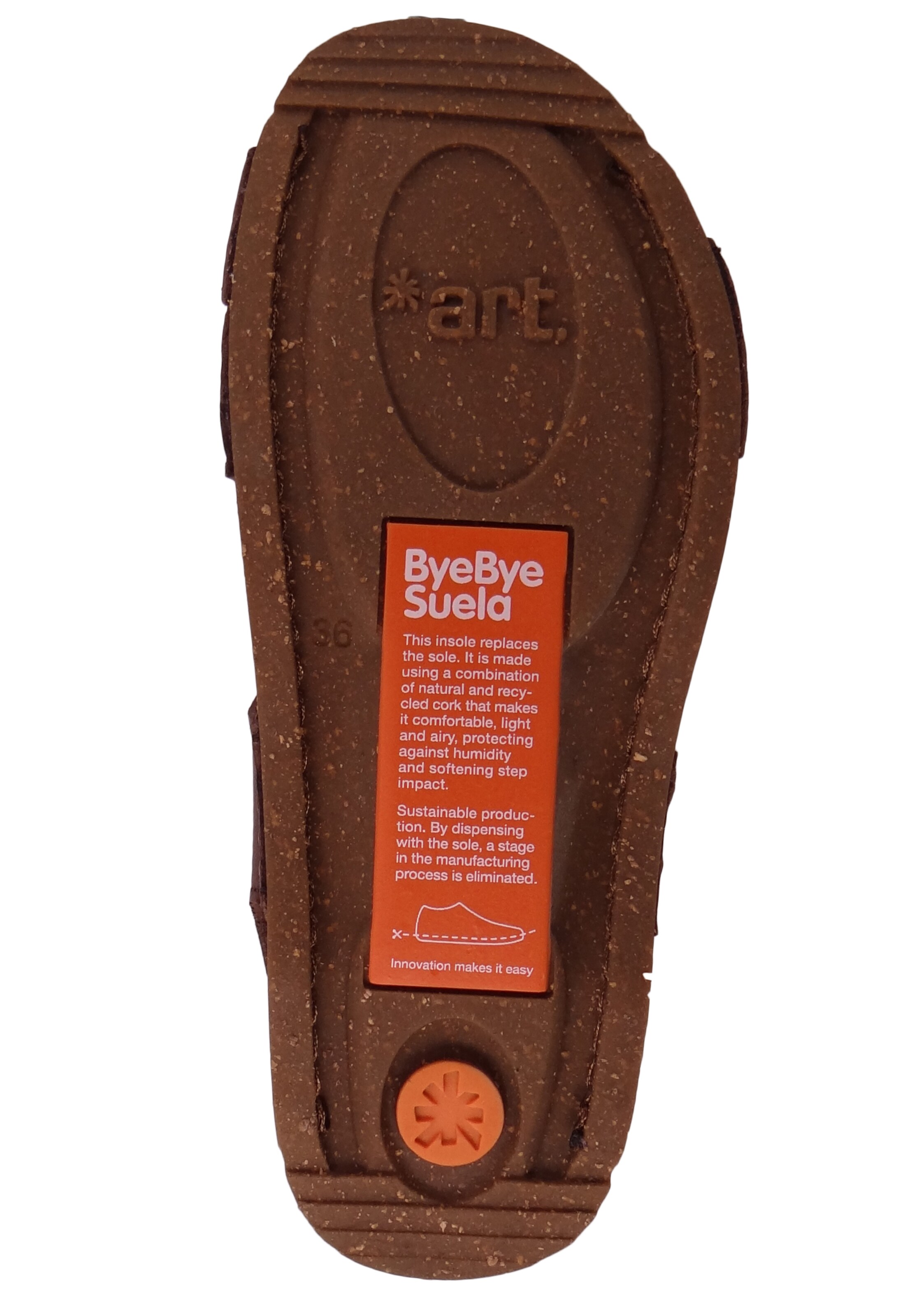 ART - Sandália em castanho