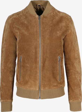 FREAKY NATION Regular fit Between-Season Jacket 'Ted' in Brown: front