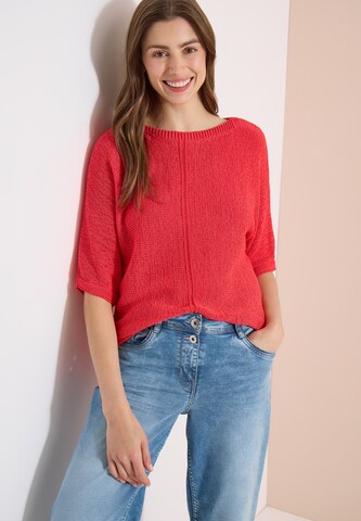CECIL Sweater 'Dolman' in Orange: front