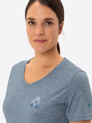 VAUDE Performance shirt 'Skomer' in Blue