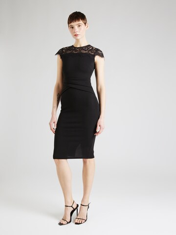 Lipsy Cocktail Dress in Black: front