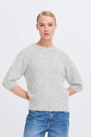 Pull-over 'BYMillers' b.young en gris : devant