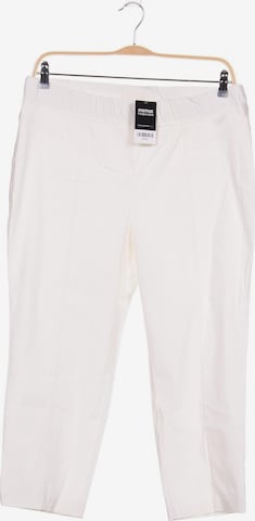 SAMOON Pants in 4XL in White: front