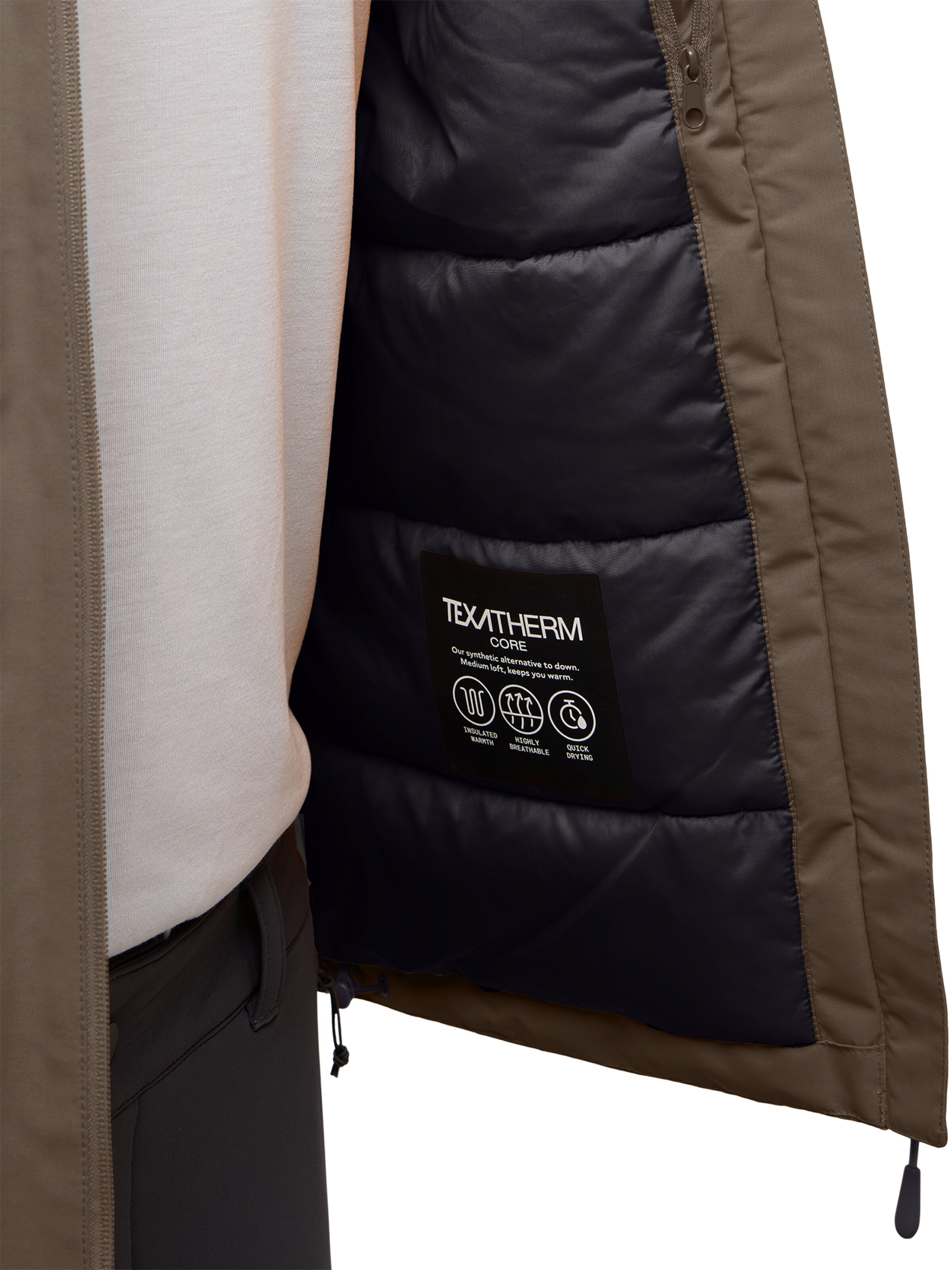 JACK WOLFSKIN Outdoor jacket 'Jasper' in Brown