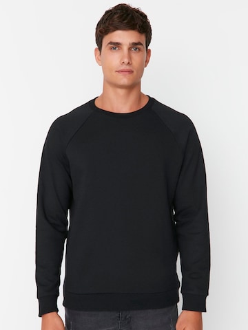 Sweat-shirt Trendyol en noir : devant