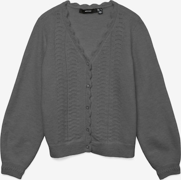 Cardigan 'JOHANNA' VERO MODA en gris : devant