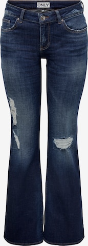 Only Tall Flared Jeans 'Tiger' in Blauw: voorkant