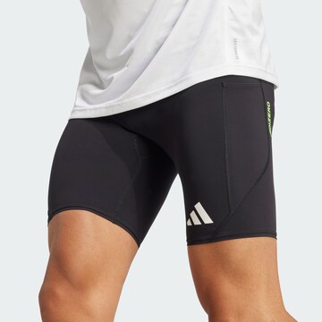 Skinny Pantalon de sport 'Adizero' ADIDAS PERFORMANCE en noir