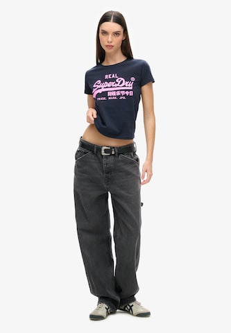 Superdry Shirt in Blauw