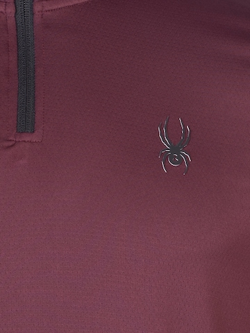 Sweat de sport Spyder en rouge