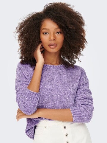 ONLY Sweater 'Nella' in Purple