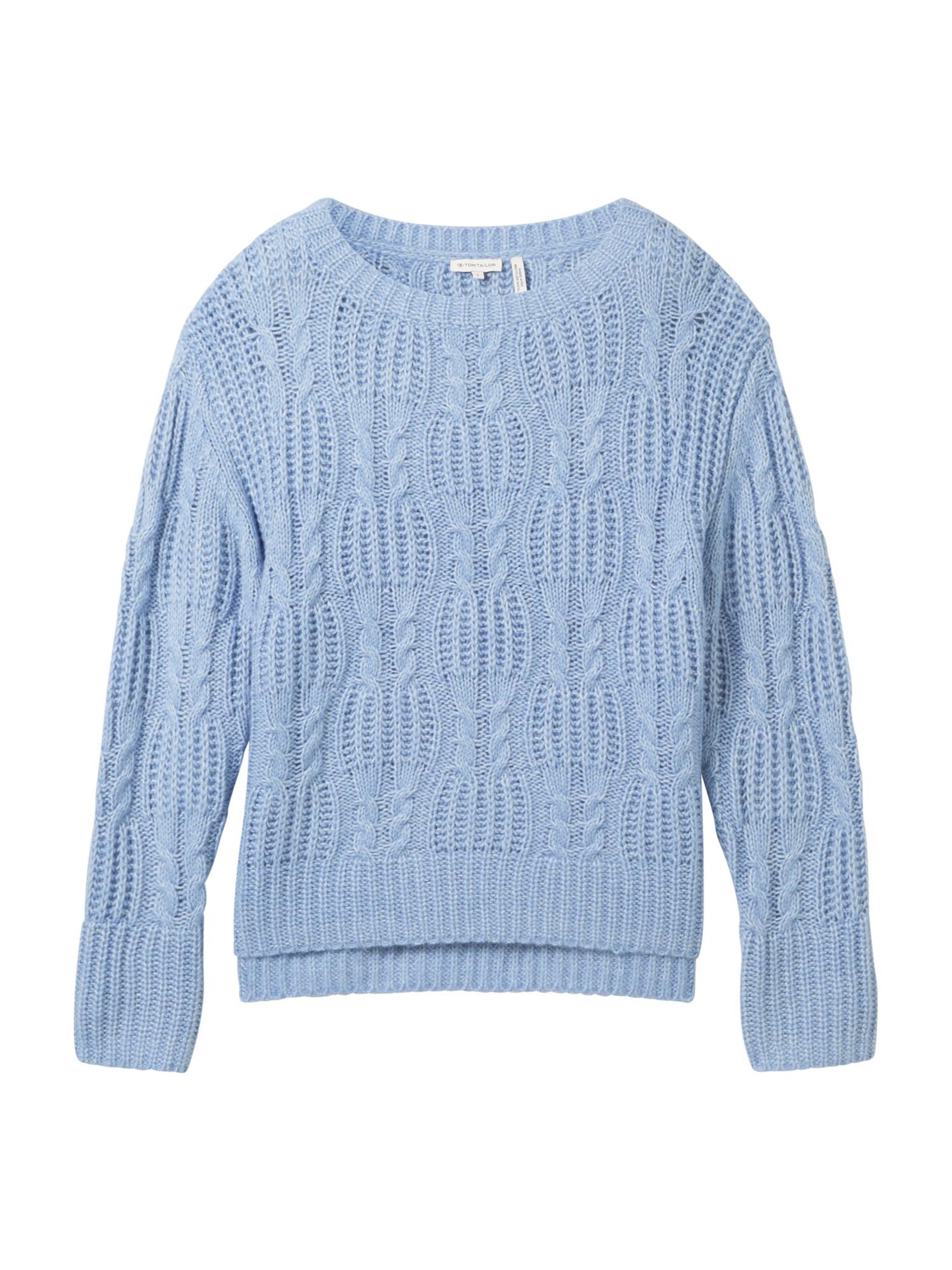 TOM TAILOR Sweater in Blue: front