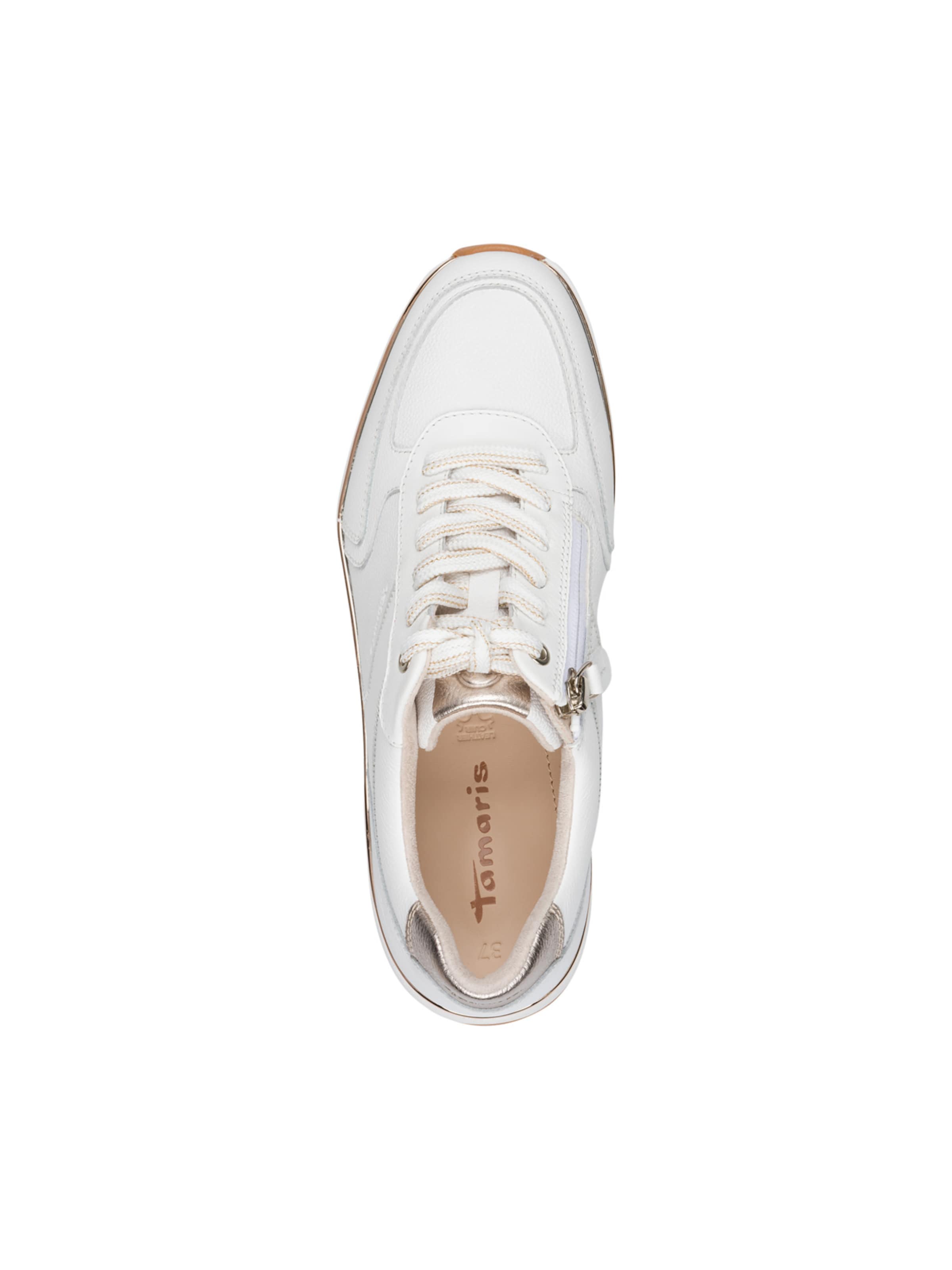 Tamaris Platform trainers in White