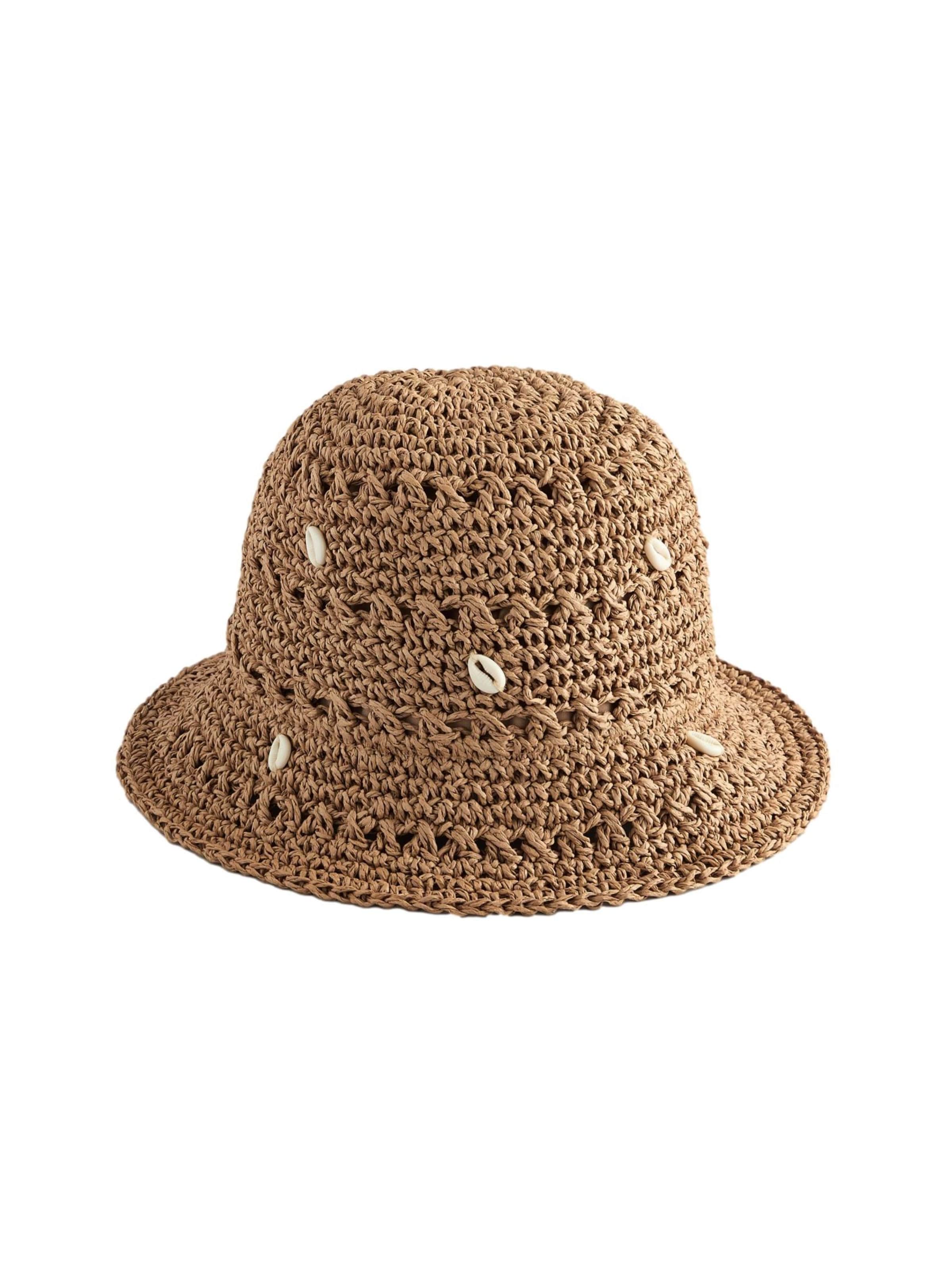 Next Hat i beige: forside
