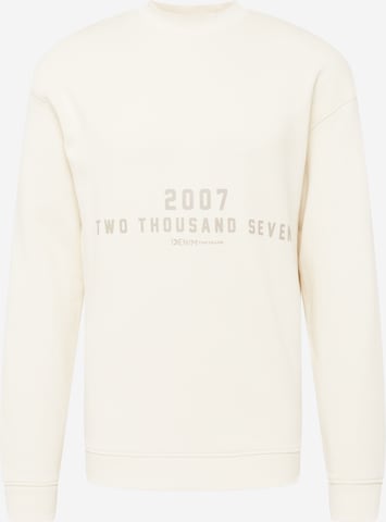 TOM TAILOR DENIM Sweatshirt i beige: framsida