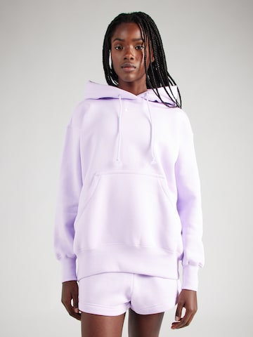 Nike Sportswear Sweatshirt 'Phoenix Fleece' i lila: framsida