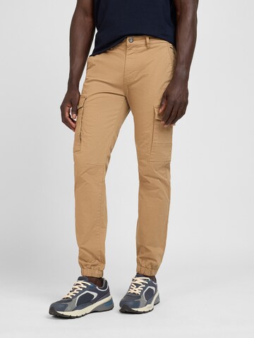 WOTEGA Slimfit Cargohose '341' in Beige