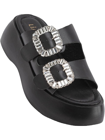 Limoya - Zapatos abiertos 'Daina' en negro: frente