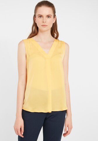 ICHI Blouse 'IHCRISSY TO2' in Geel: voorkant