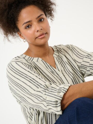 KAFFE CURVE Blouse 'Mille' in Beige