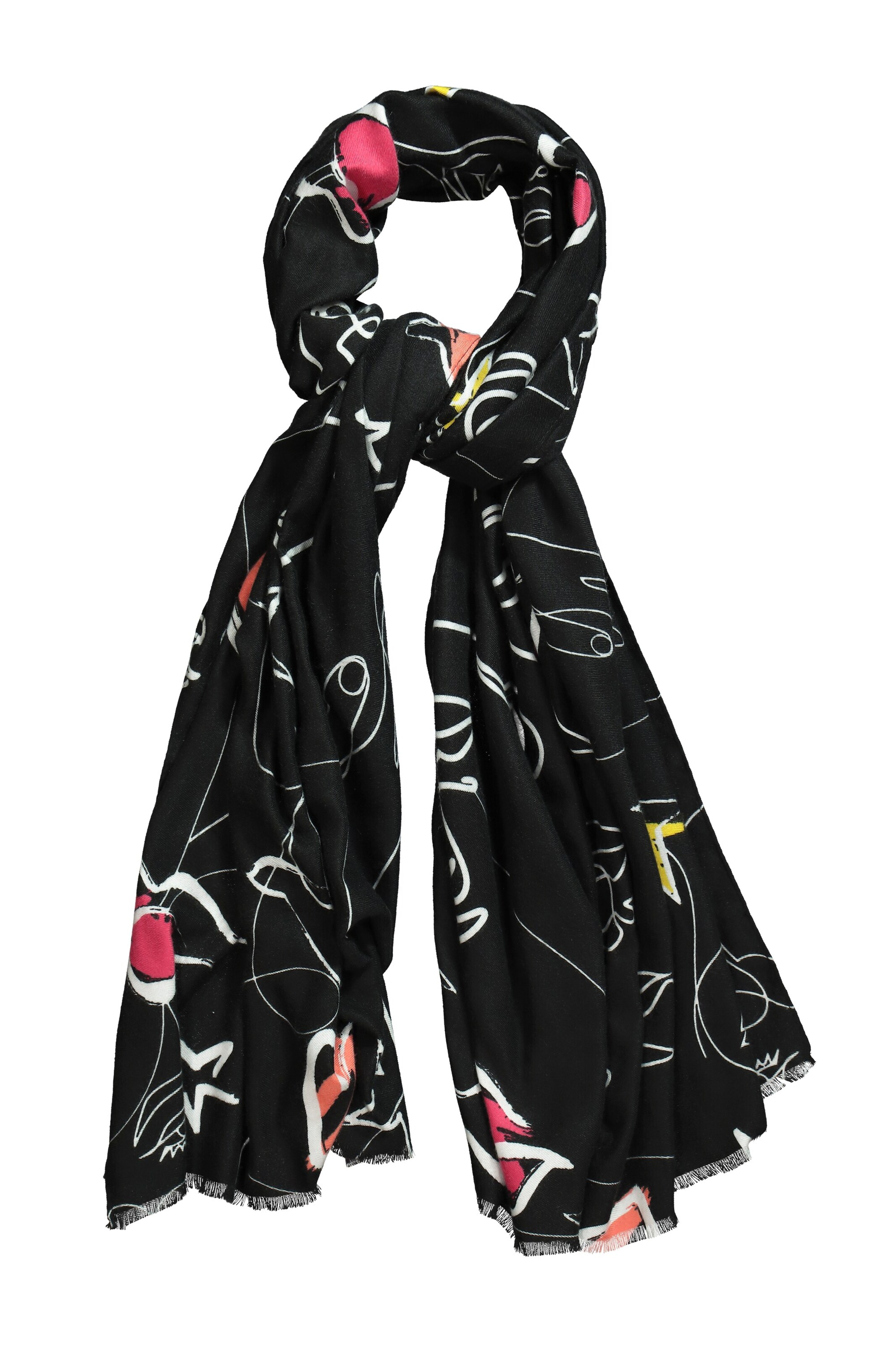 JP1880 Sjaal in Zwart