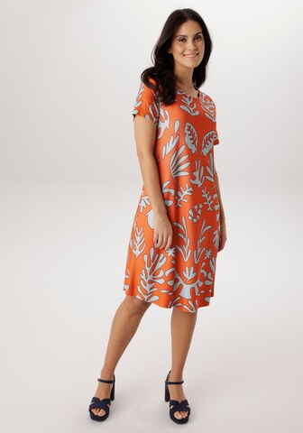 Aniston SELECTED Summer Dress in Orange