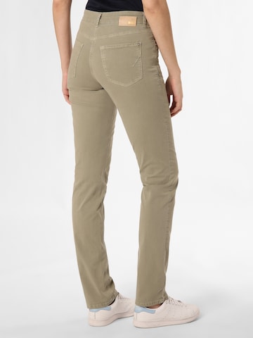 MAC Slimfit Jeans 'Angela' in Grün