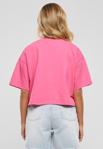 rozā Karl Kani "Oversize" stila krekls