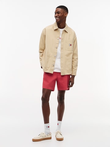 Tommy Jeans Демисезонная куртка 'ESSENTIAL' в Бежевый