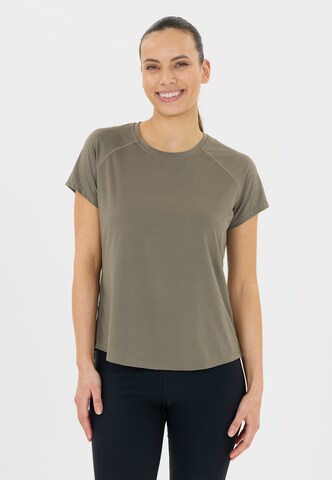 Athlecia Performance shirt 'Gaina' in Green: front