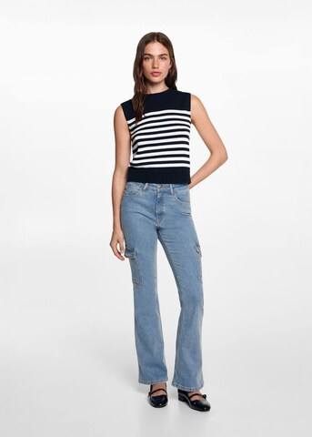 MANGO TEEN Flared Jeans 'Car' in Blau