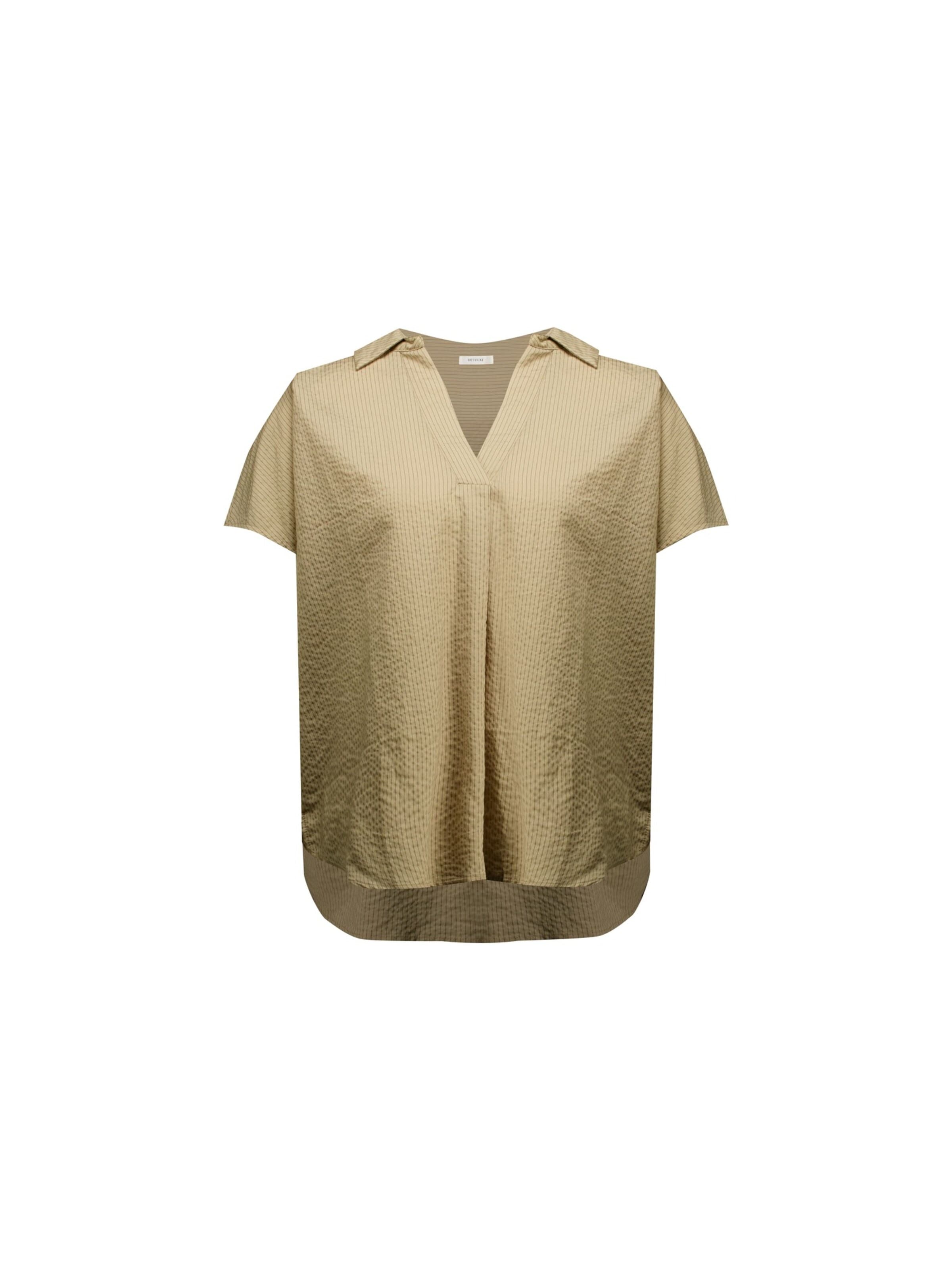 Deeluxe Bluse 'Noefi' in Beige: Vorderseite