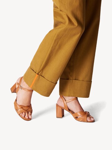 Tamaris Sandals in Brown: front