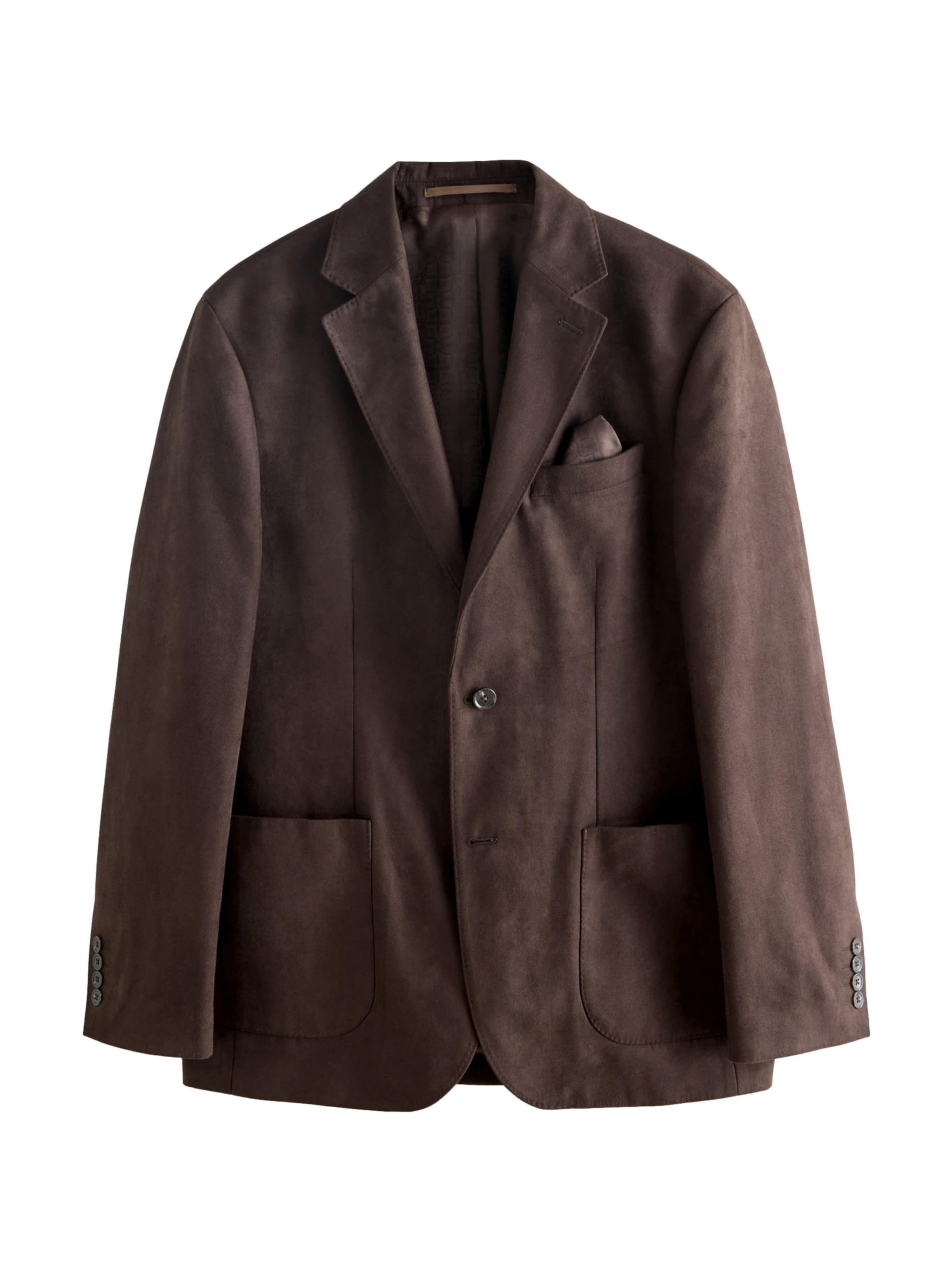 Next Regular Fit Sakko in Braun: Vorderseite
