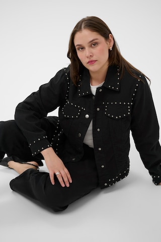 KAFFE CURVE Between-season jacket 'KCbrenn' in Black