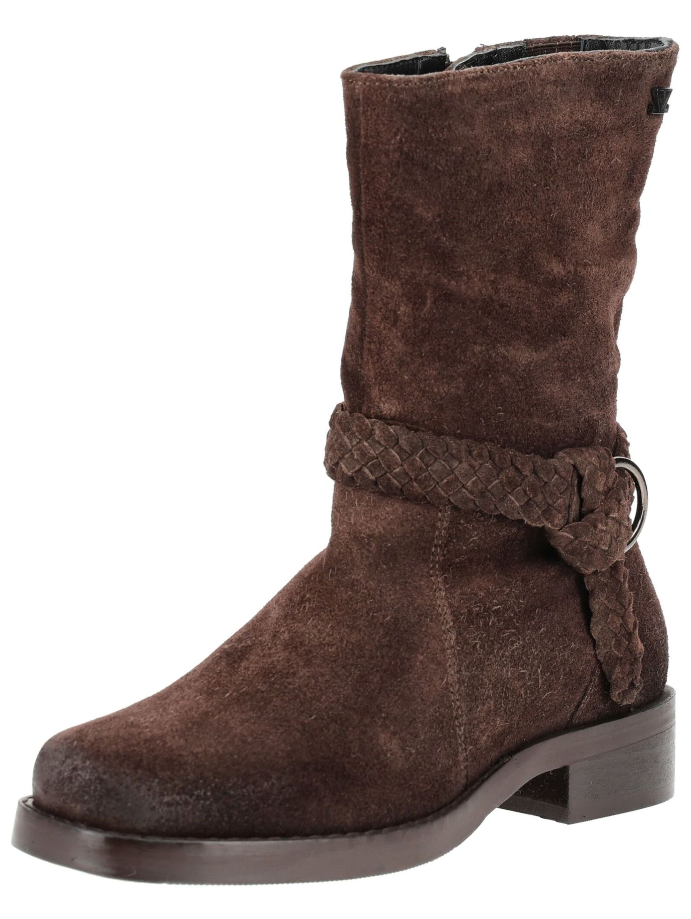 Bottines LAZAMANI en marron : devant
