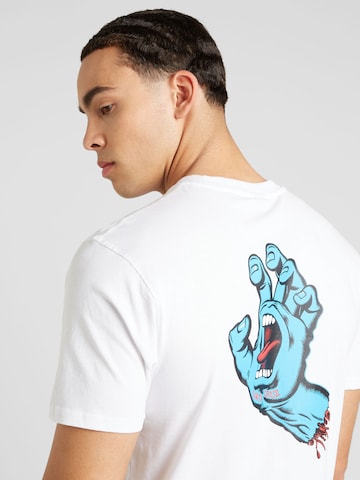 Santa Cruz Shirt 'Screaming Hand' in White