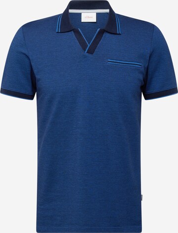 s.Oliver Shirt in Blue: front