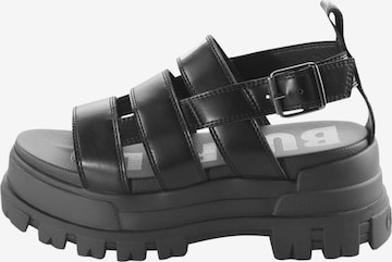 juoda BUFFALO Sandalai: priekis
