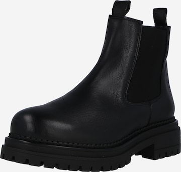 Ca'Shott Chelsea boots in Zwart: voorkant