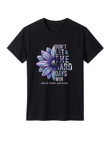 T-shirt 'Women's Short Sleeve Shirt Summer Tops' LapaPlus en noir