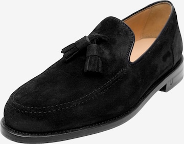 Henry Stevens Slip-ons 'Haywood TL' in Black: front
