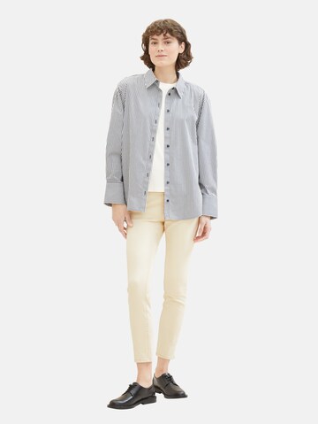 Coupe slim Jean 'Alexa' TOM TAILOR en beige